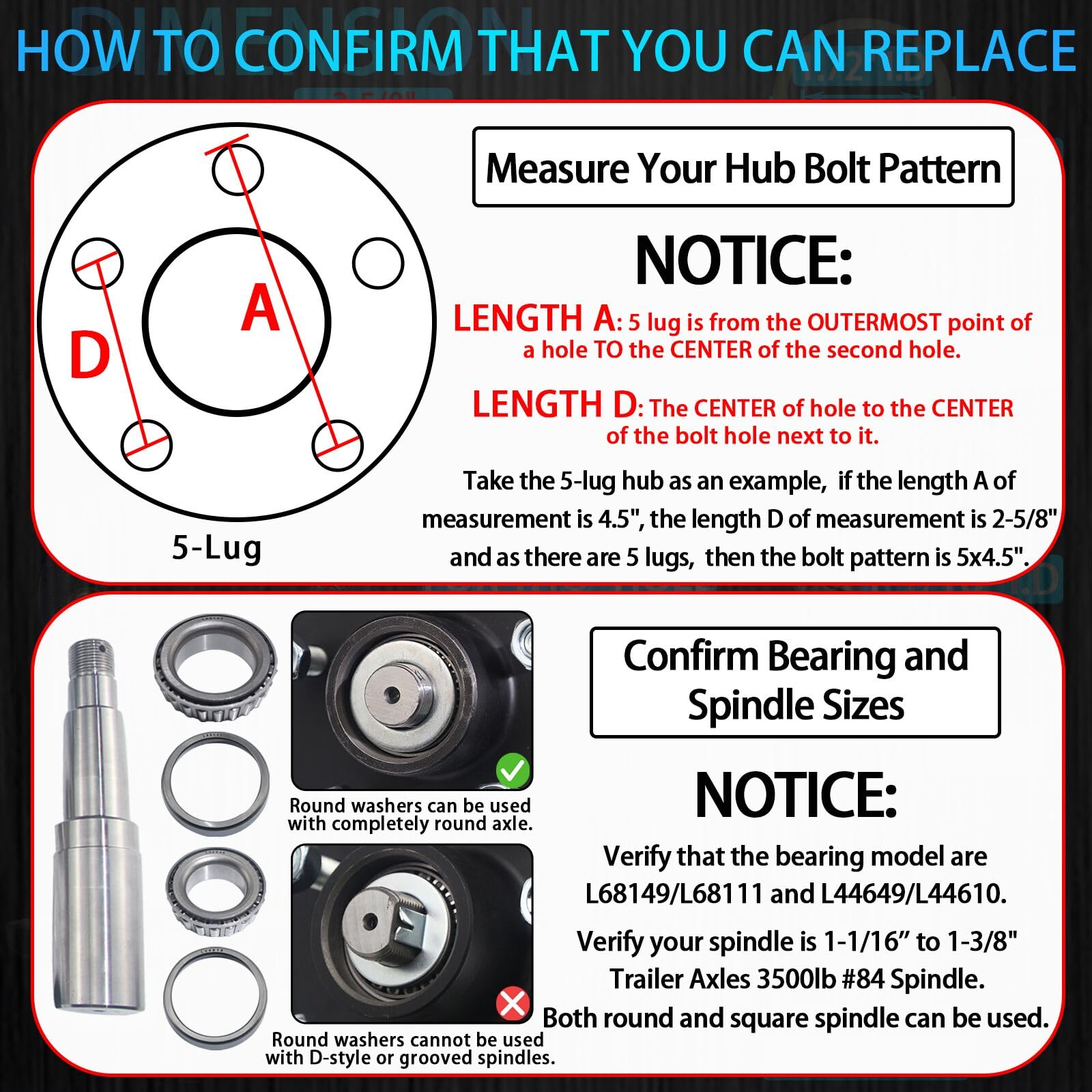 iBroPrat L44649 and L68149 bearings for smooth operation