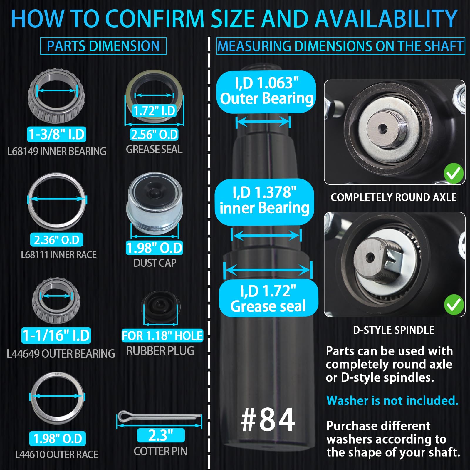 iBroPrat L68149 bearing shown for smooth, durable trailer operation