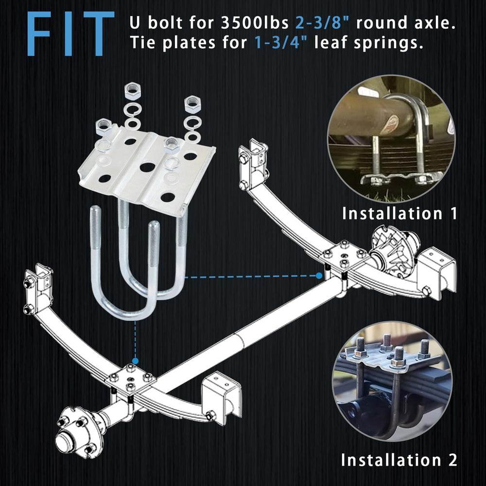 iBroPrat nuts and washers provide secure, vibration-resistant fastenings