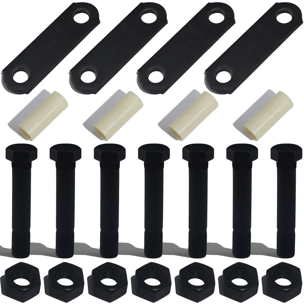 iBroPrat trailer axle shackle kit package with complete repair components
