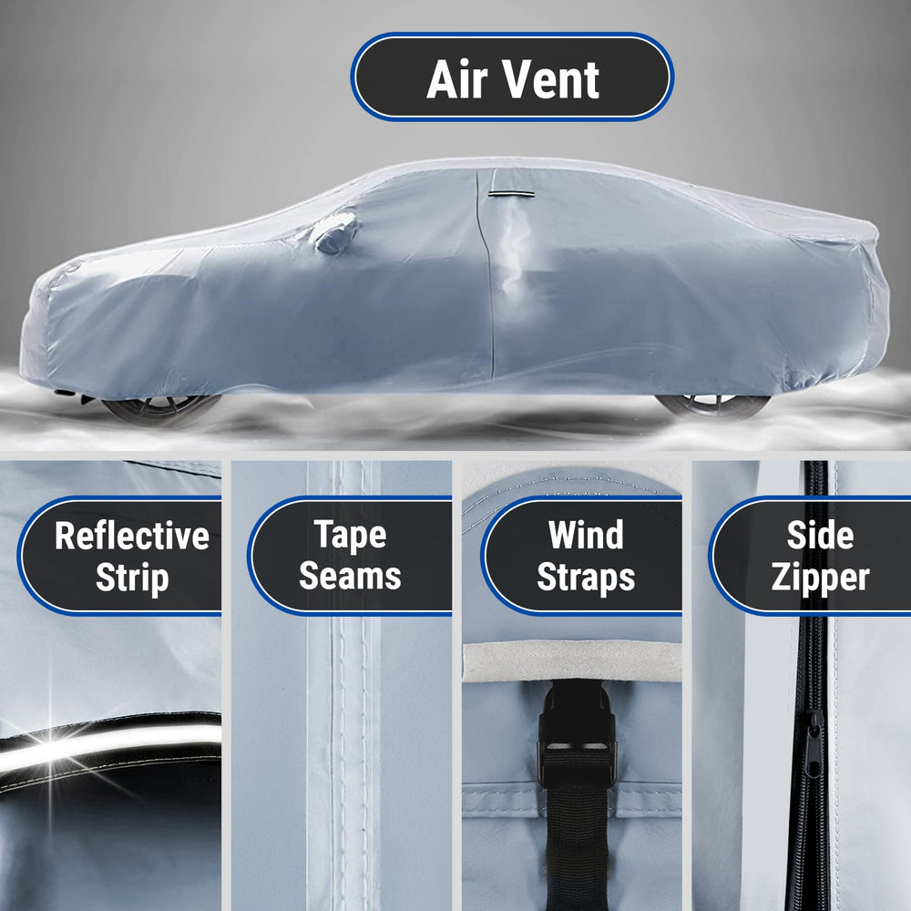 iCarCover Mustang soft cotton inner lining protects the paint during storage.