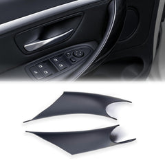 iCarPro sticky door handle cover installed on BMW F30 for a clean interior.