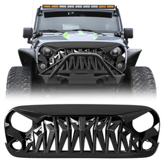 ICARS front grill shark grille for Jeep Wrangler JK/JKU adds bold road presence