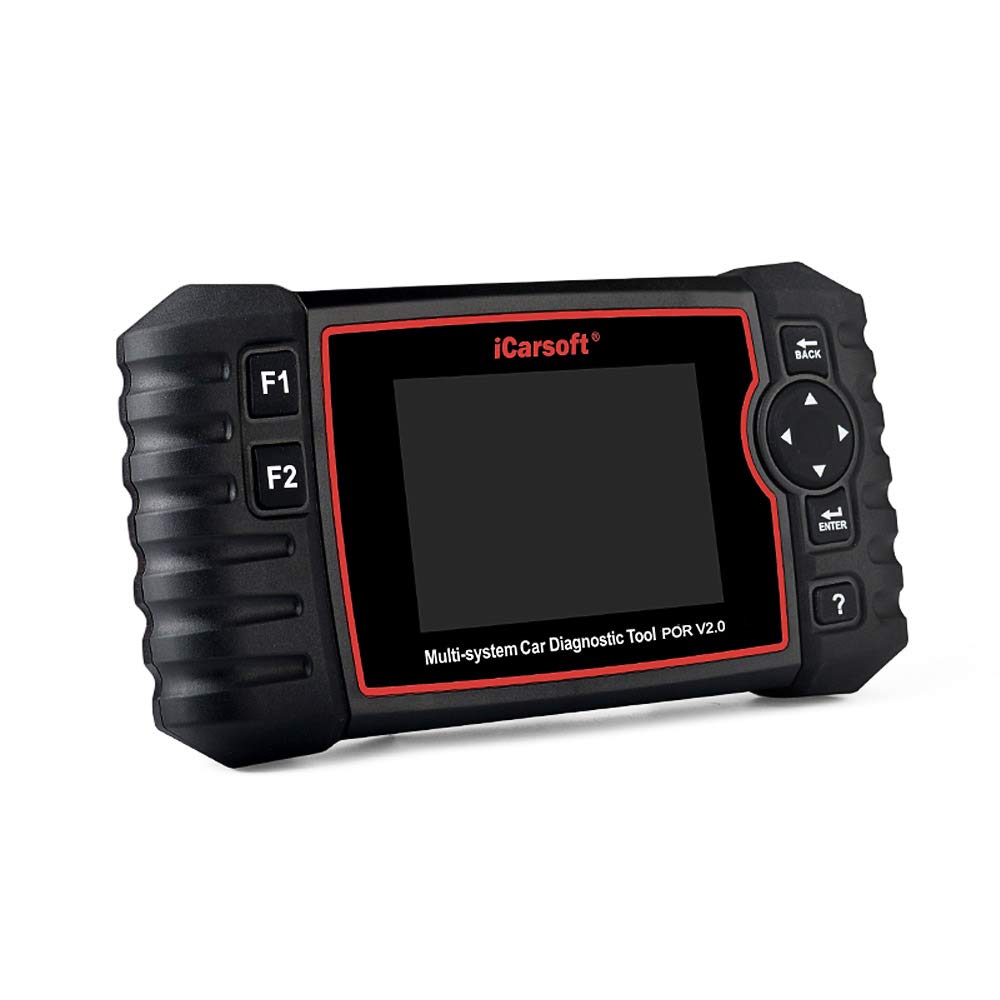 iCarsoft POR V2.0 front-angle view for easy in-car diagnostics