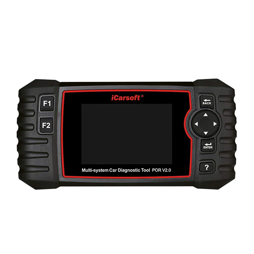 iCarsoft POR V2.0 screen display with clear data for quick engine checks