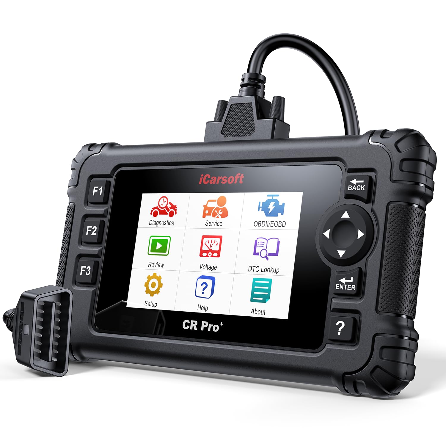 iCarsoft CR Pro+ bidirectional scan tool for real-time diagnostic insights