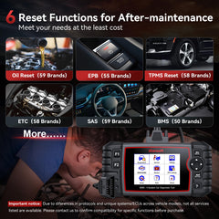iCarsoft E660 reads ABS and SRS codes for safety monitoring