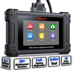 iCarsoft MB V4.0 front LCD display for quick diagnostics
