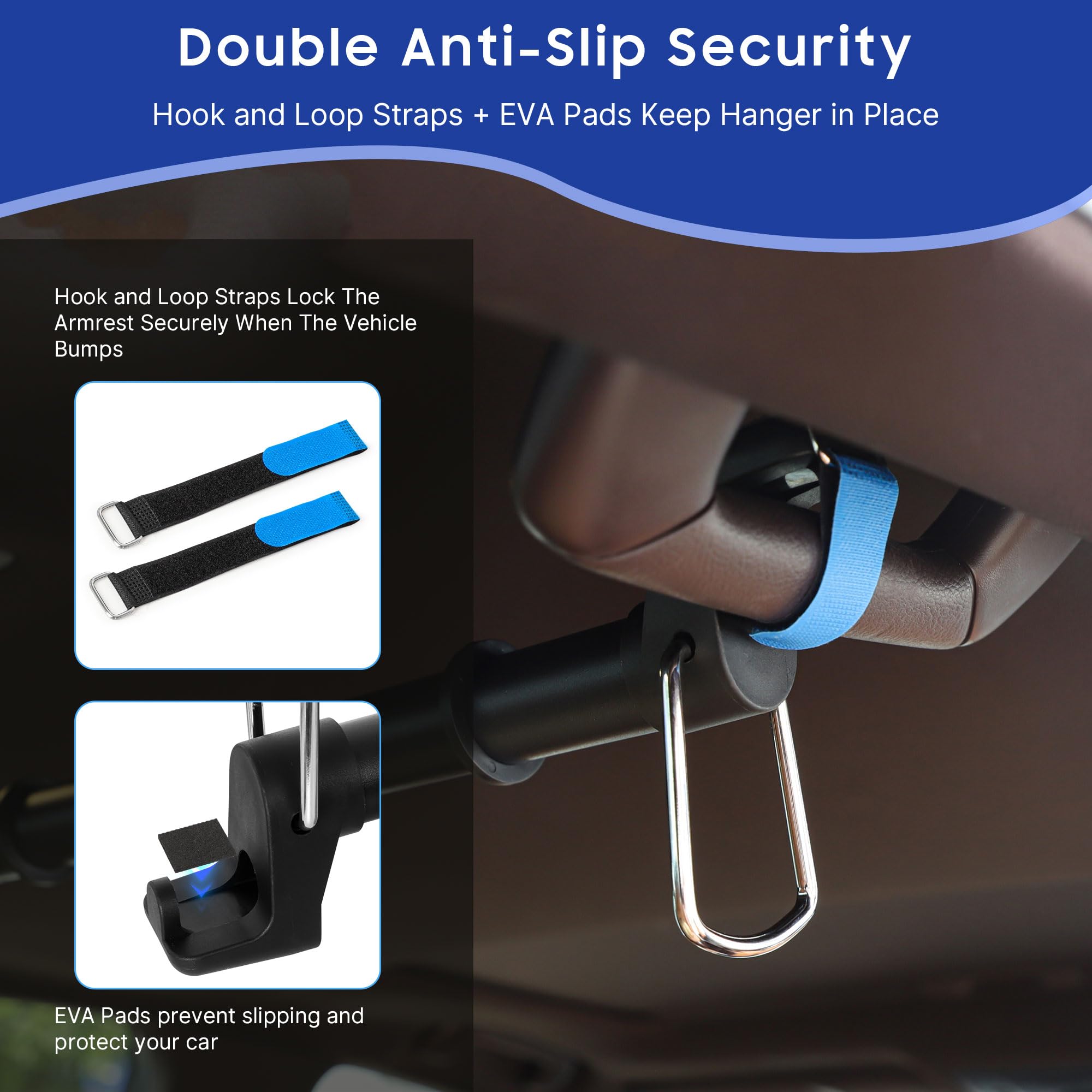 IceFun heavy-duty hanger bar length adjustment shows flexible fit for many vehicles.