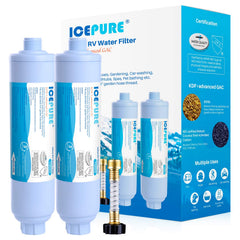 ICEPURE RV Water Filter System installation for easy setup and clean drinking water