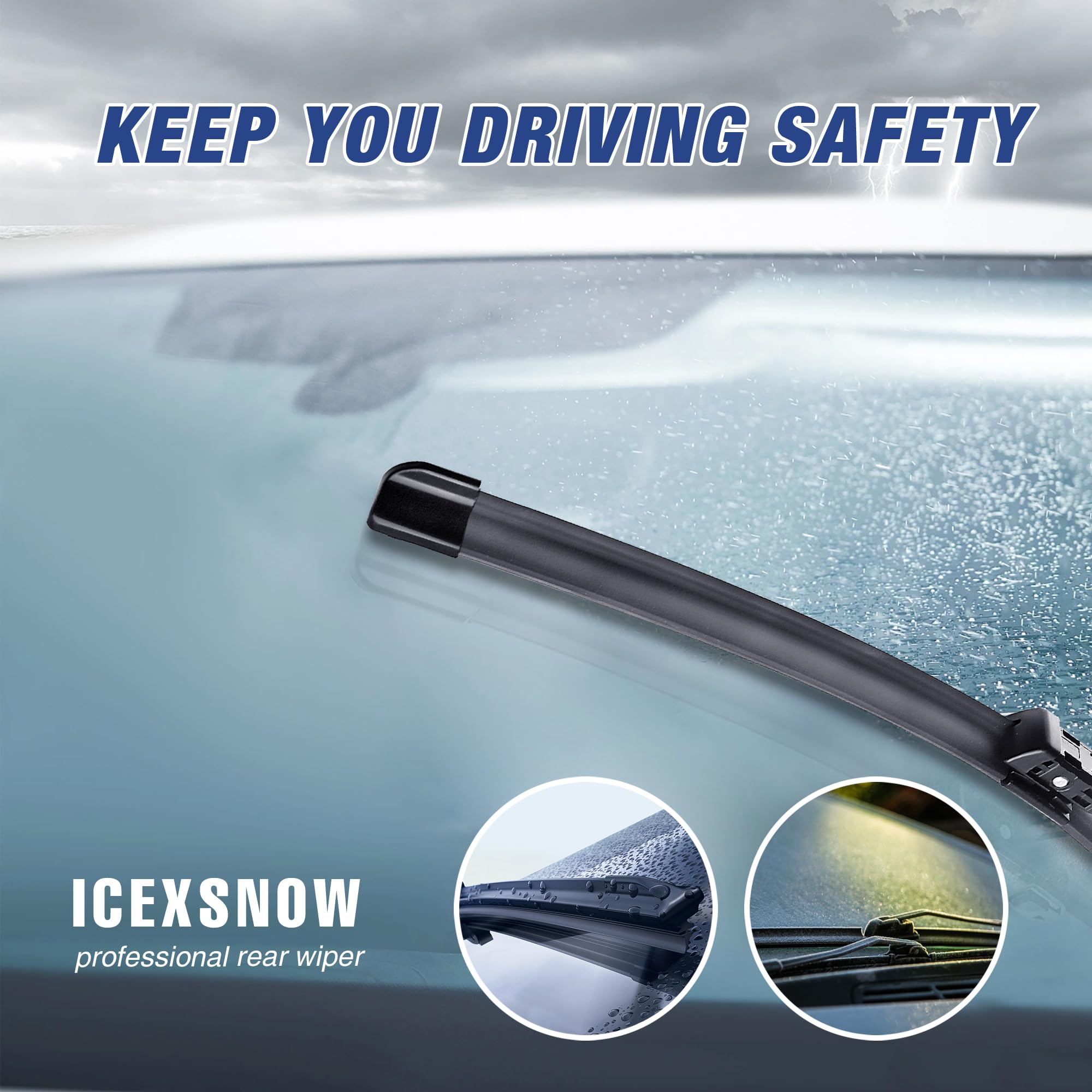 icexsnow 24-19 wiper blades honda cr-v compatibility: fits 2023-2024 CR-V.
