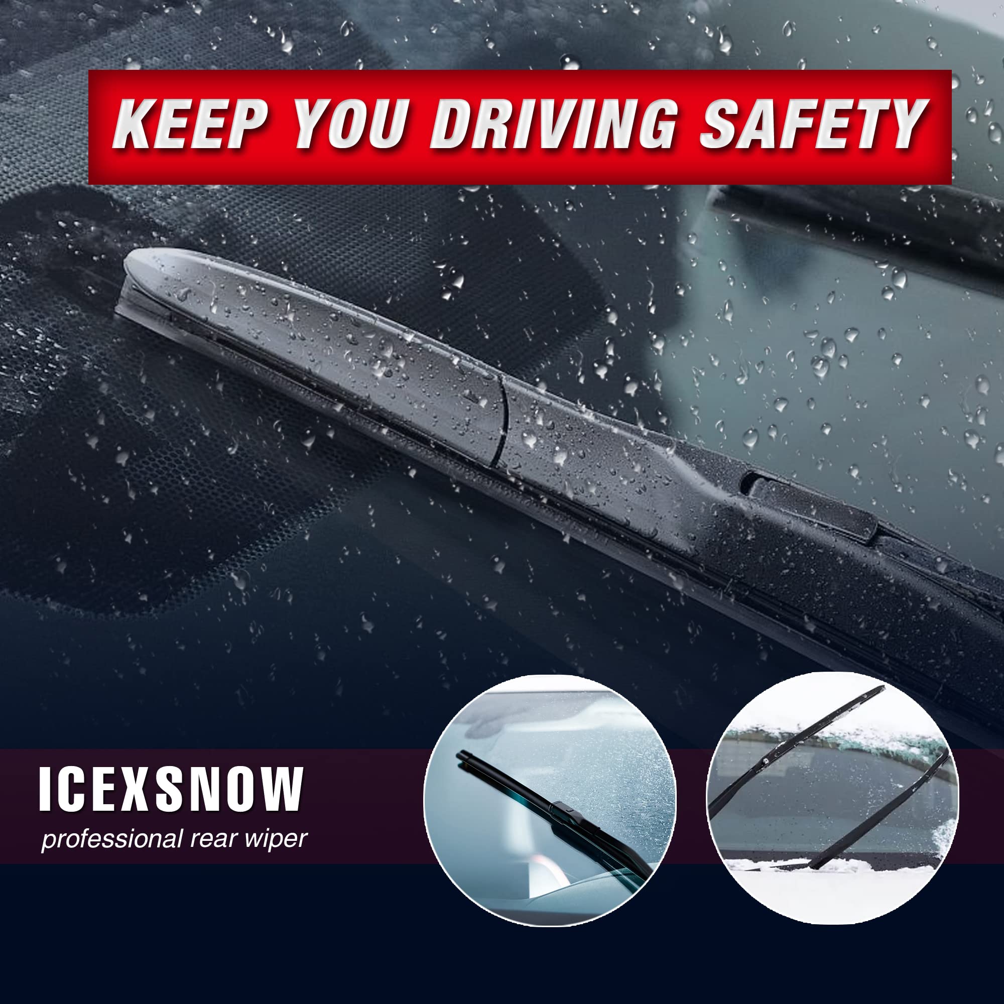icexsnow easy install wiper blades ready in 30 seconds