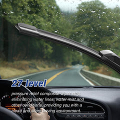 ICEXSNOW wiper-metal-spring-clip ensures even glass contact and longer life.