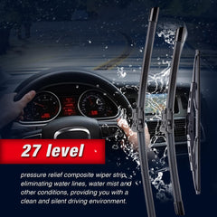 Icexsnow strong glass grip improves wipe contact for clear visibility.
