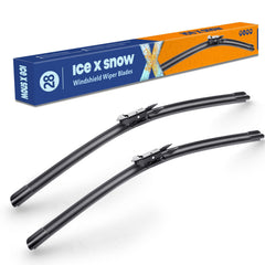 icexsnow silicone rubber blades closeup for lasting flexibility and smooth wiping.