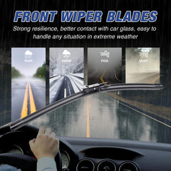 icexsnow streak-free noise-free wipe demonstrates quiet driving comfort.
