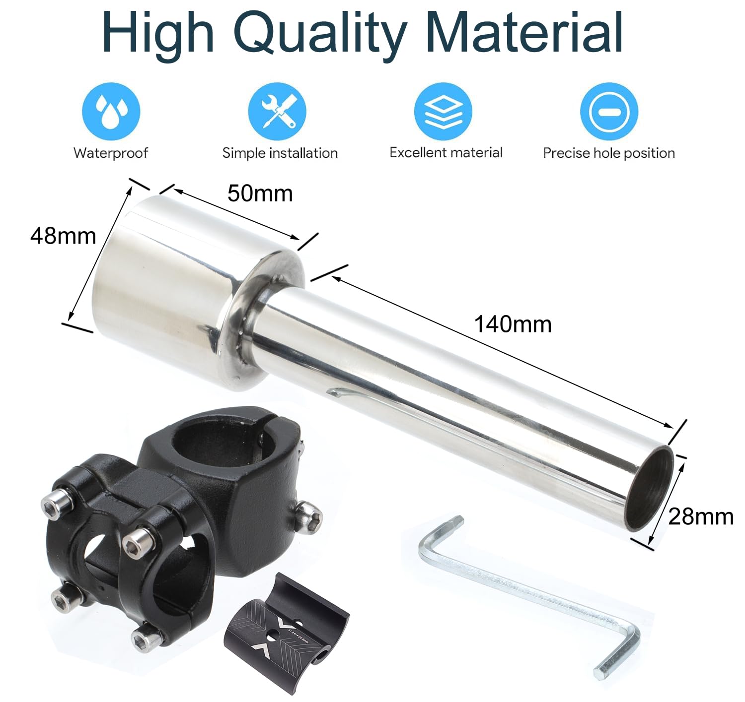 icilvnx Starlink Mini aluminum clamps emphasize double protection against slipping