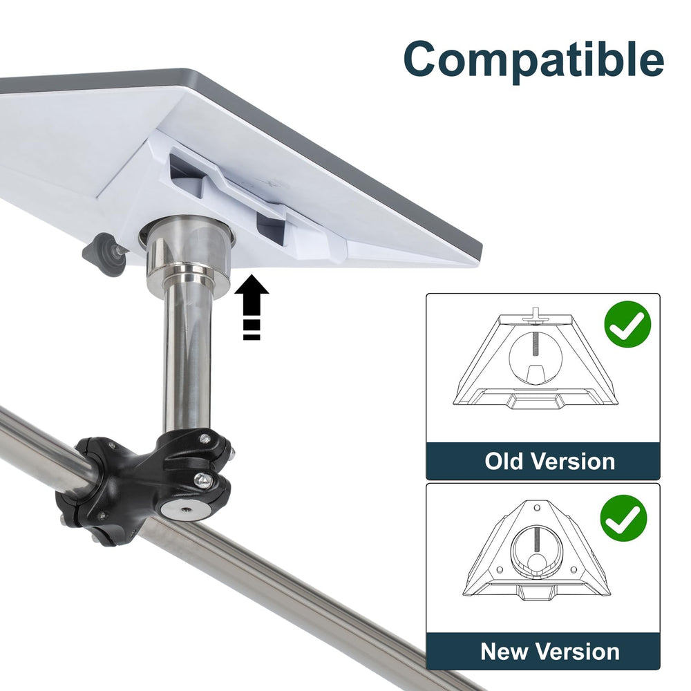 icilvnx Starlink Mini roof rack adapter ready for roof installation