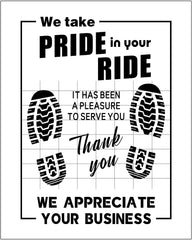 Ickimee paper floor mats for cars—compact packaging protects interiors during service visits.