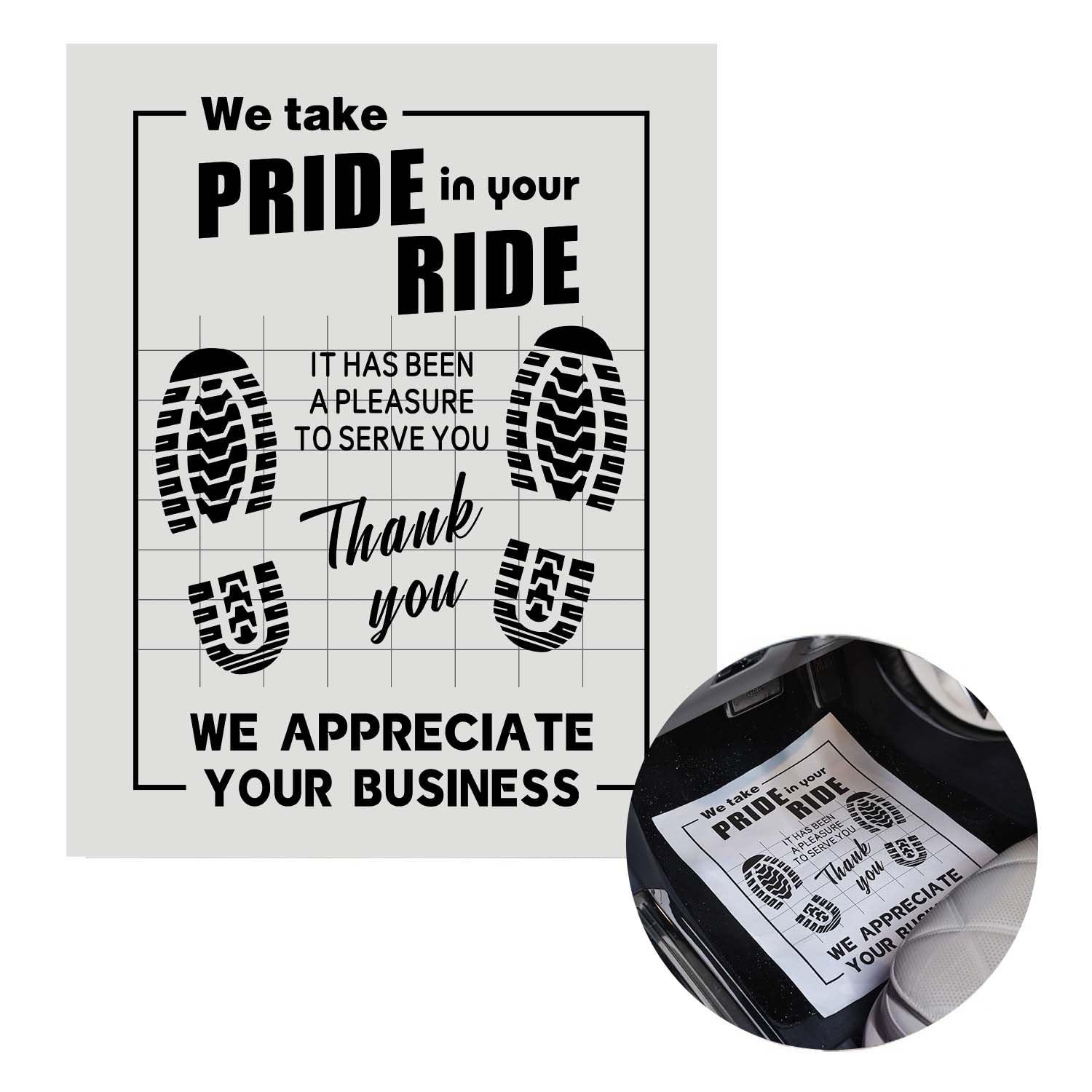 Ickimee paper floor mats for cars folded and ready to install protecting upholstery