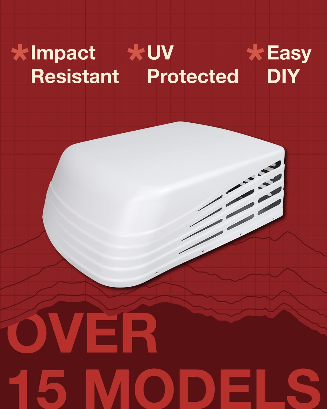 Impact-resistant construction withstands rugged road conditions.