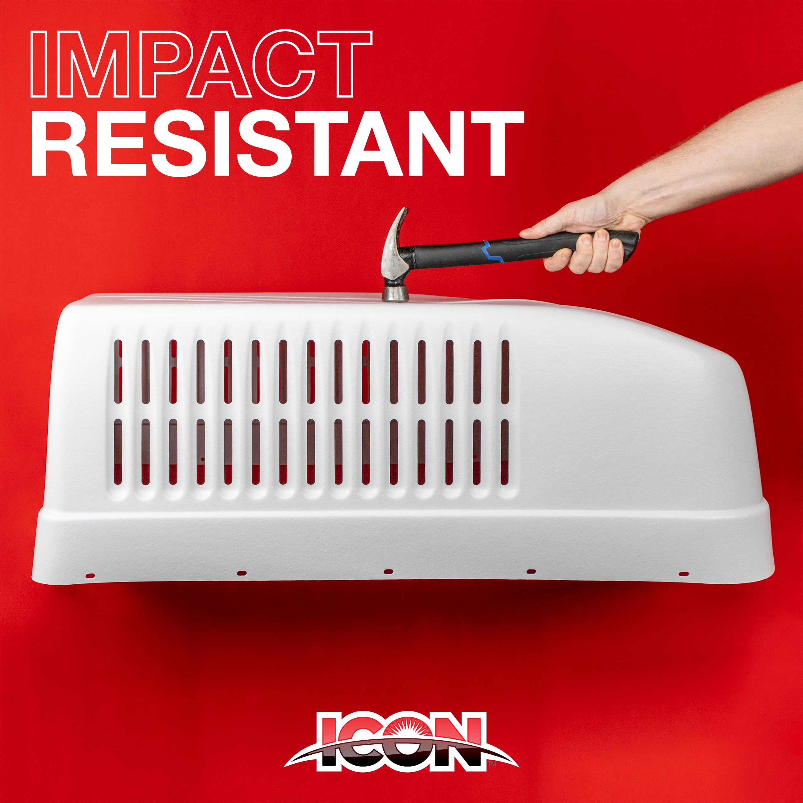 White ICON shroud adds UV protection and clean exterior appearance.