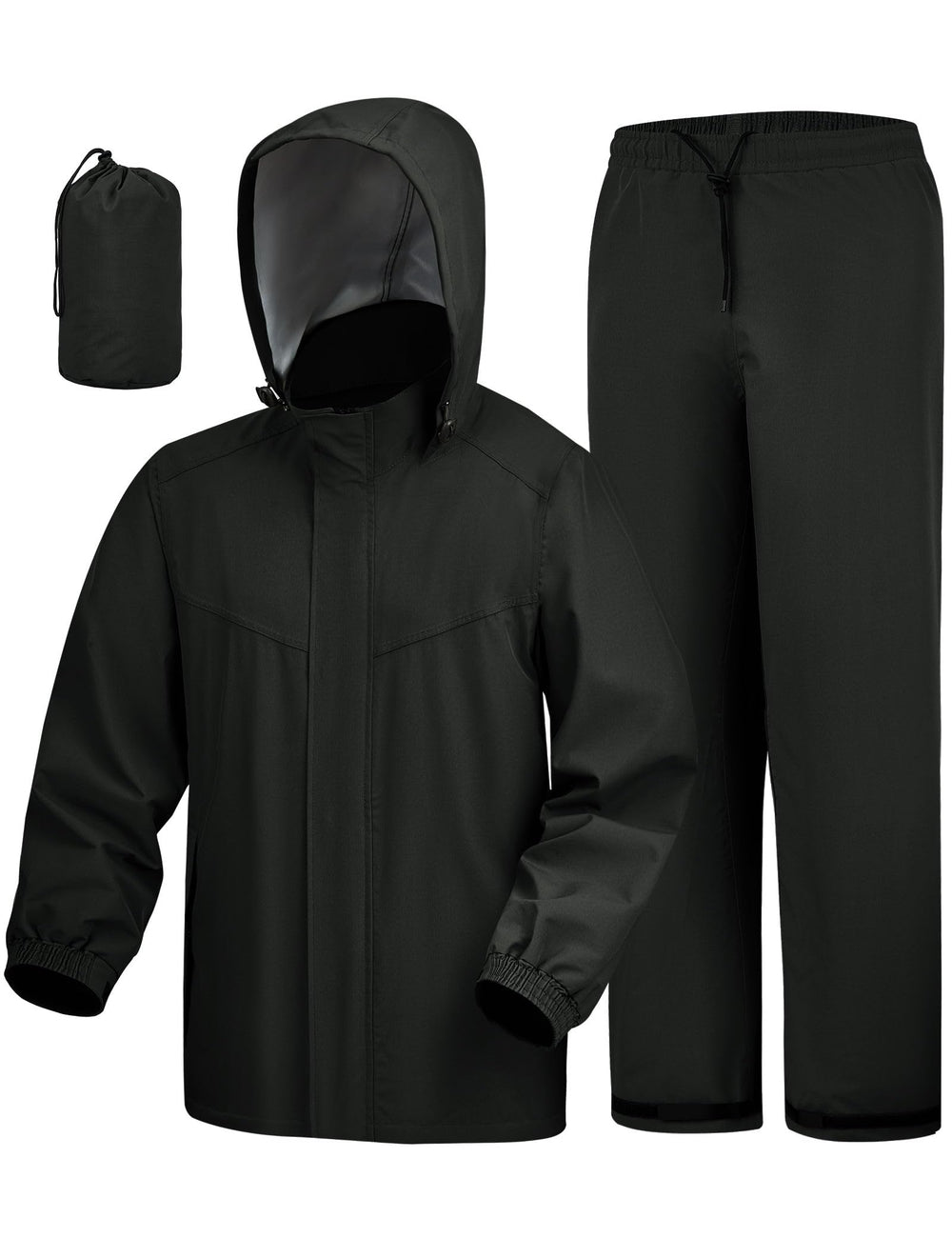 iCreek rain suit hooded jacket for reliable waterproof protection during outdoor adventures.