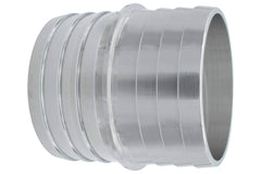 ICT Billet 2-inch hose barb splice coupler in aluminum for durable hose connections