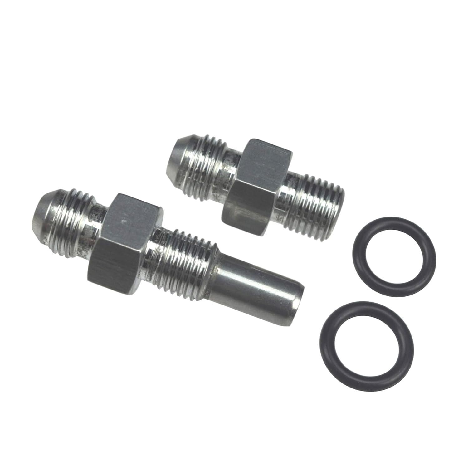 ICT Billet 4L80E adapter kit with front and rear fittings and O-rings for installation