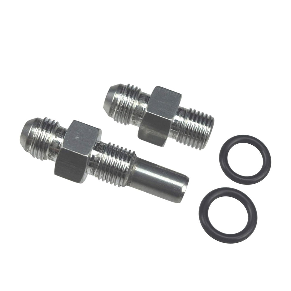 ICT Billet 4L80E adapter kit with front and rear fittings and O-rings for installation
