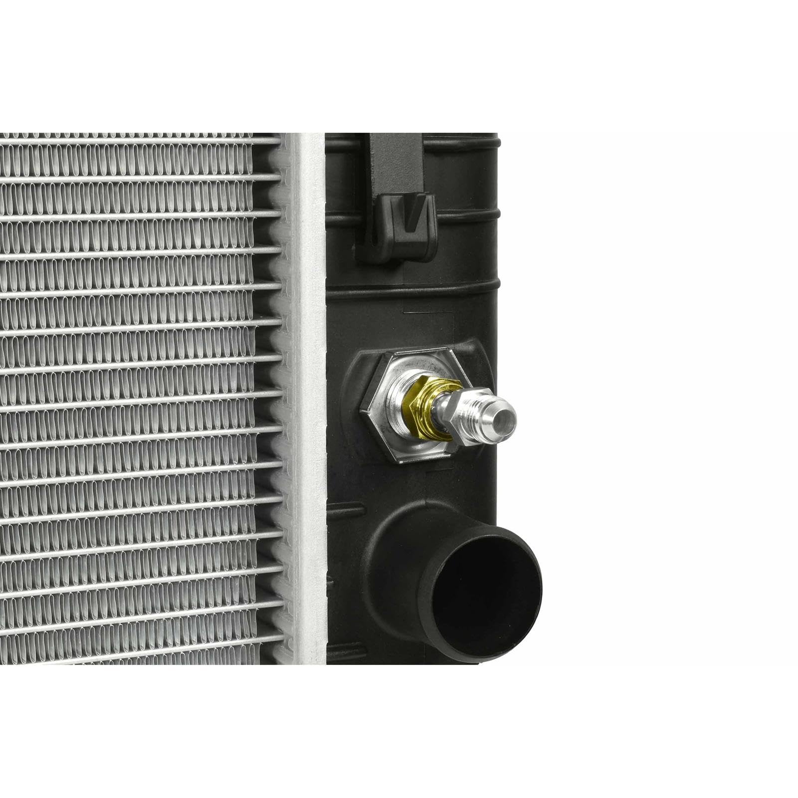 ICT Billet bare aluminum construction detail highlighting lightweight, durable cooling line performance.