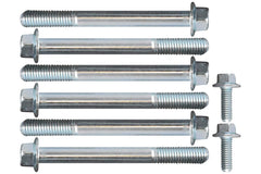 ICT Billet LS bolt kit packaging shows zinc-coated bolts for corrosion resistance.