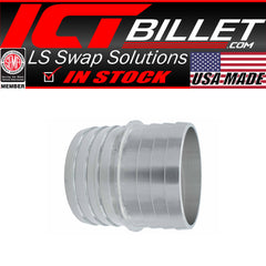 ICT Billet machined aluminum coupler closeup showing precision fit for reliable joins