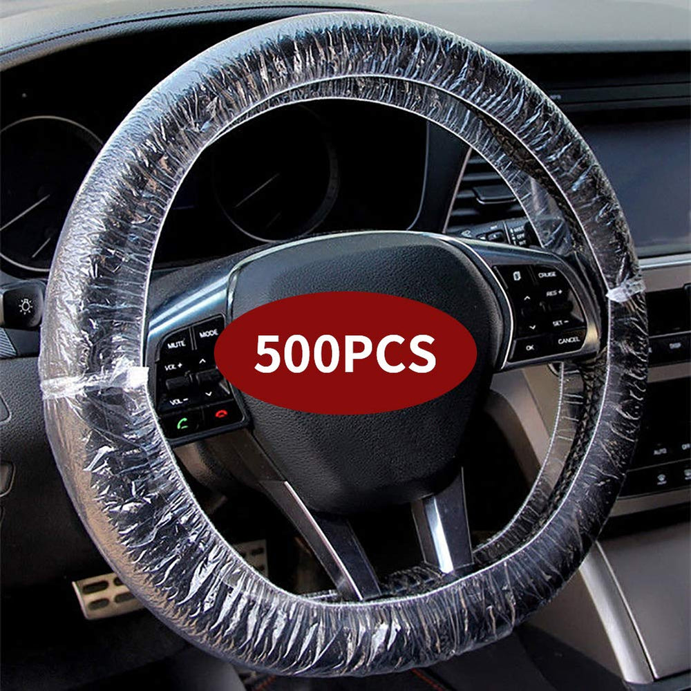 ICWEIMEI elastic steering wheel cover with stretch fit for easy placement