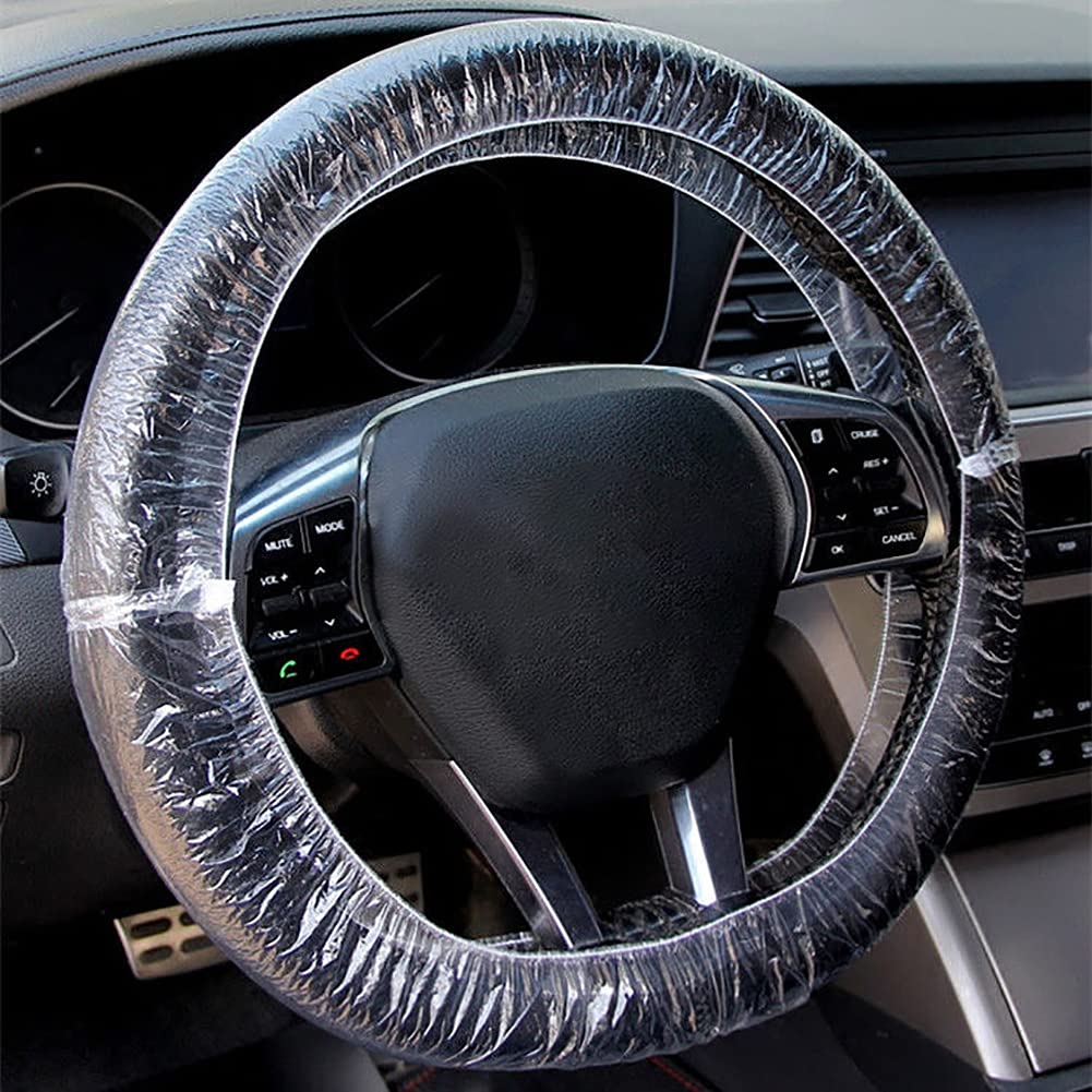 ICWEIMEI universal clear steering wheel cover for hygienic protection