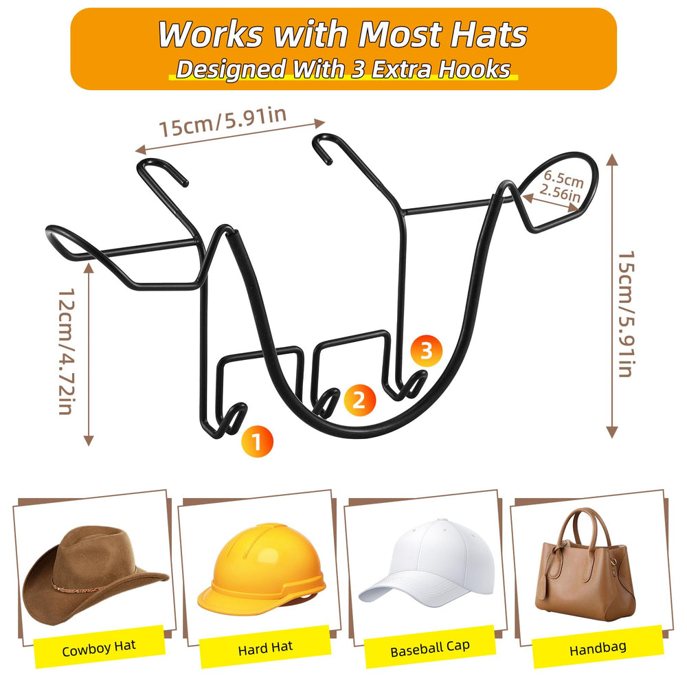 Idefair anti-flip design keeps hats in place even with windows down.