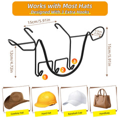 Idefair anti-flip design keeps hats in place even with windows down.