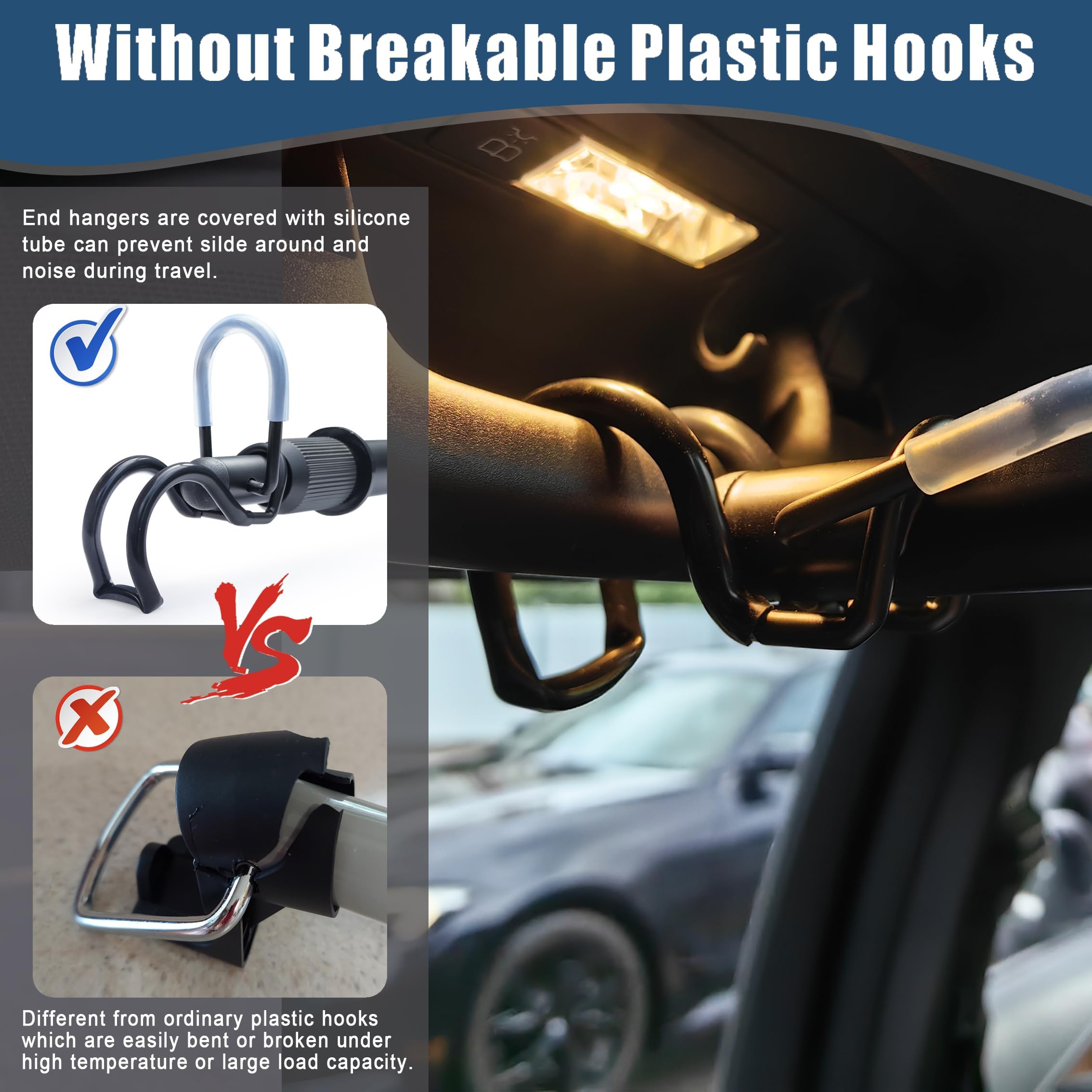 Idefair heavy-duty clothes rack-120lbs provides sturdy vehicle storage.