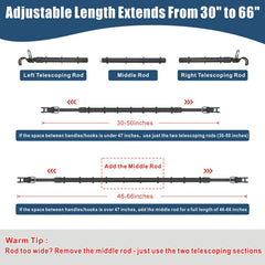 Idefair metal end hooks-silicone protection safeguard interior and reduce noise.