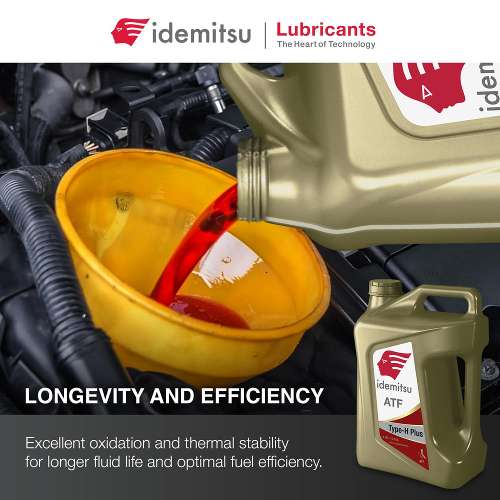Idemitsu ATF Type H-Plus 5-quart bottle ready for maintenance.