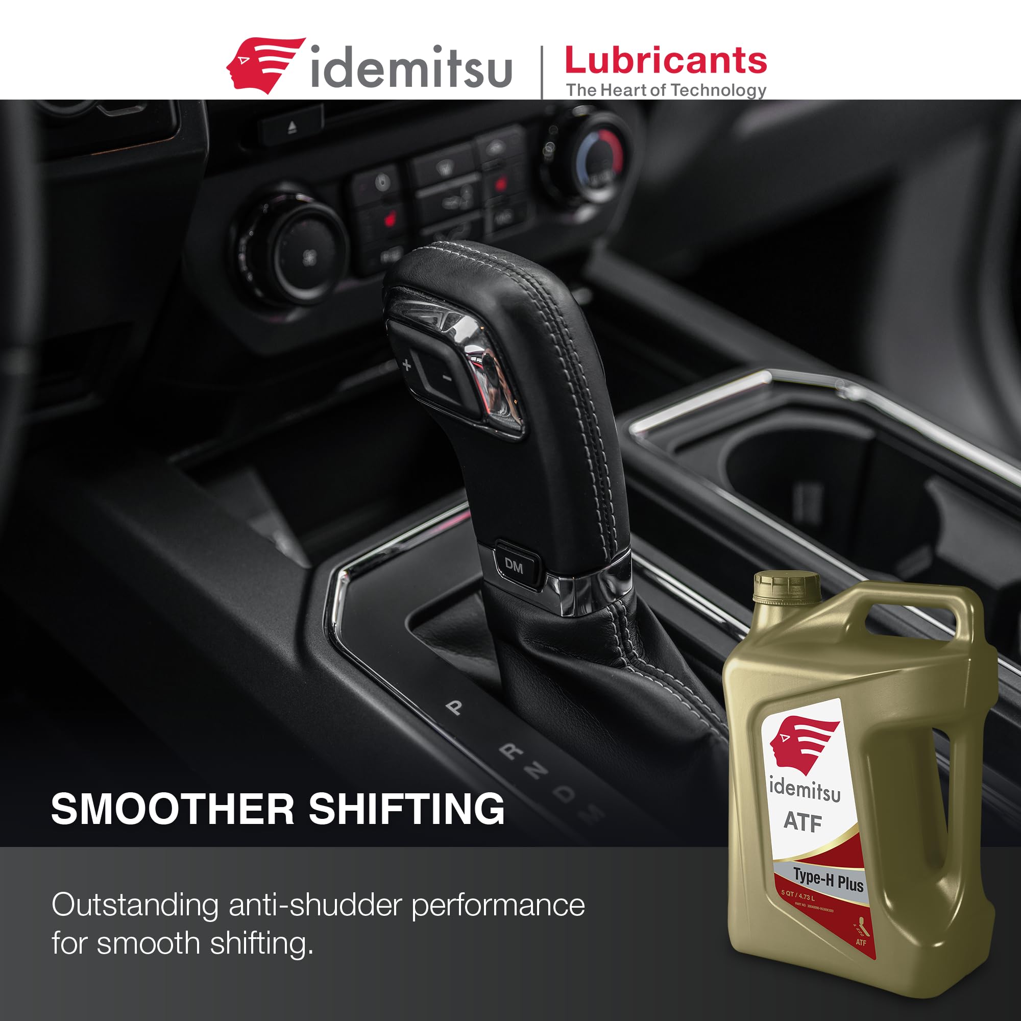 Idemitsu ATF Type H-Plus 5-quart case emphasizes package value.