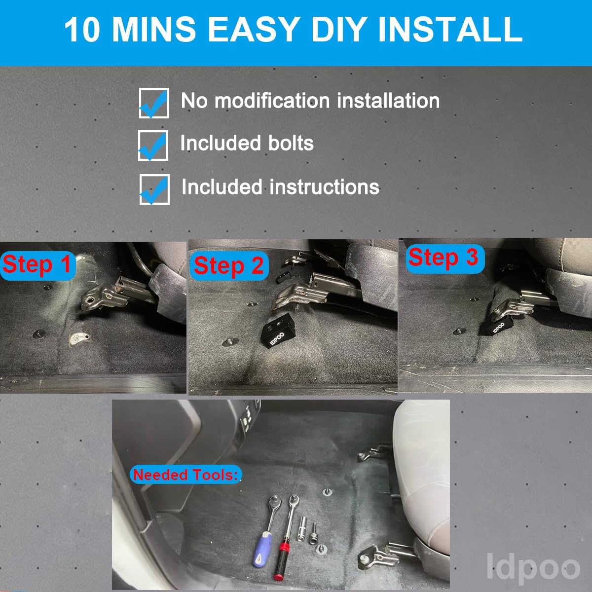 Idpoo fits multiple models including Tacoma, 4Runner, FJ Cruiser, and RAV4.