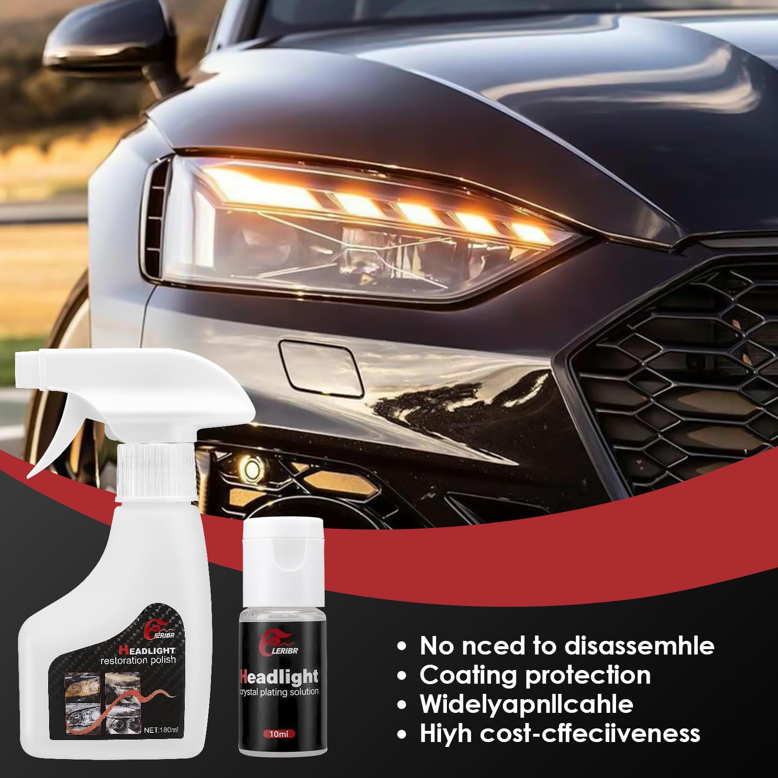 ieribr headlamp application tools included for easy use