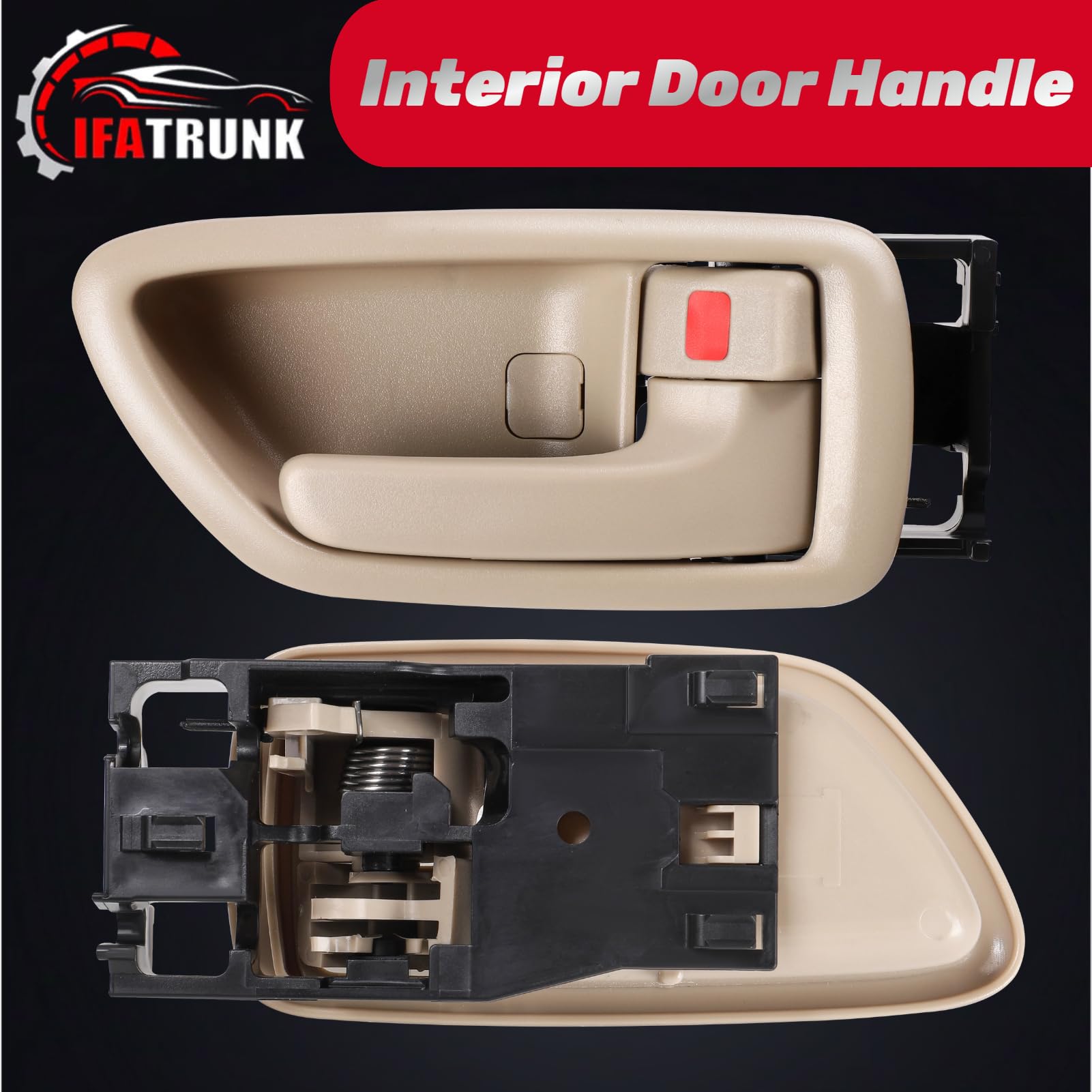 IFATRUNK installation-ready beige door handle for Toyota Sequoia, simple swap