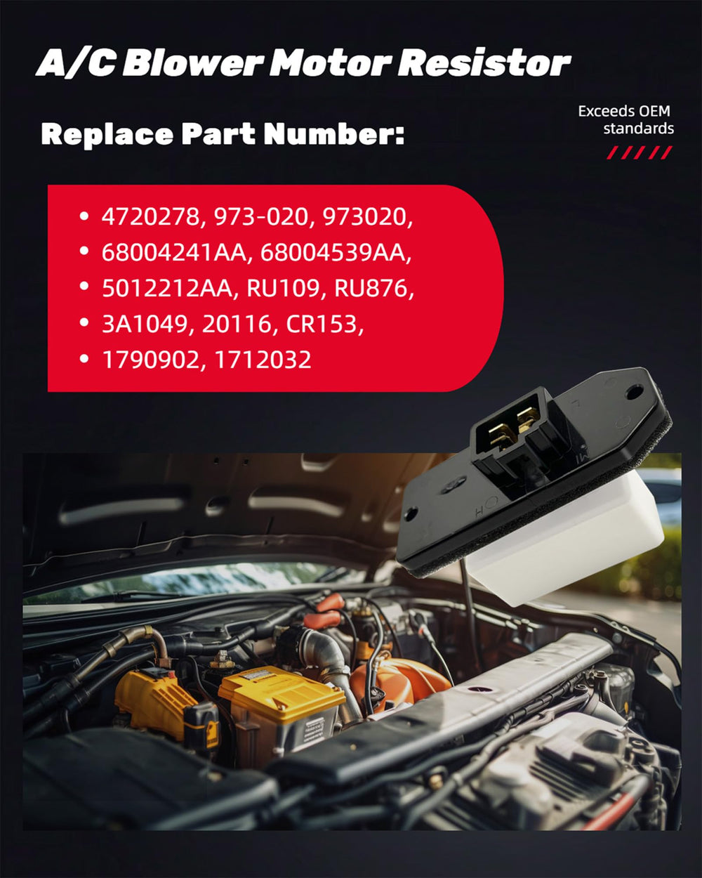 IFATRUNK Ram 3500 blower resistor installation for manual AC