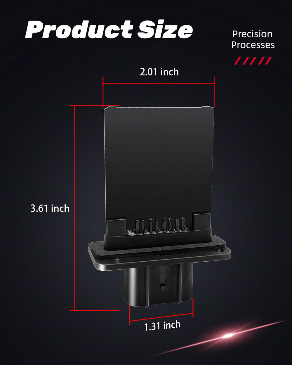 IFATRUNK blower resistor for Ford Escape highlighting compact design and compatibility