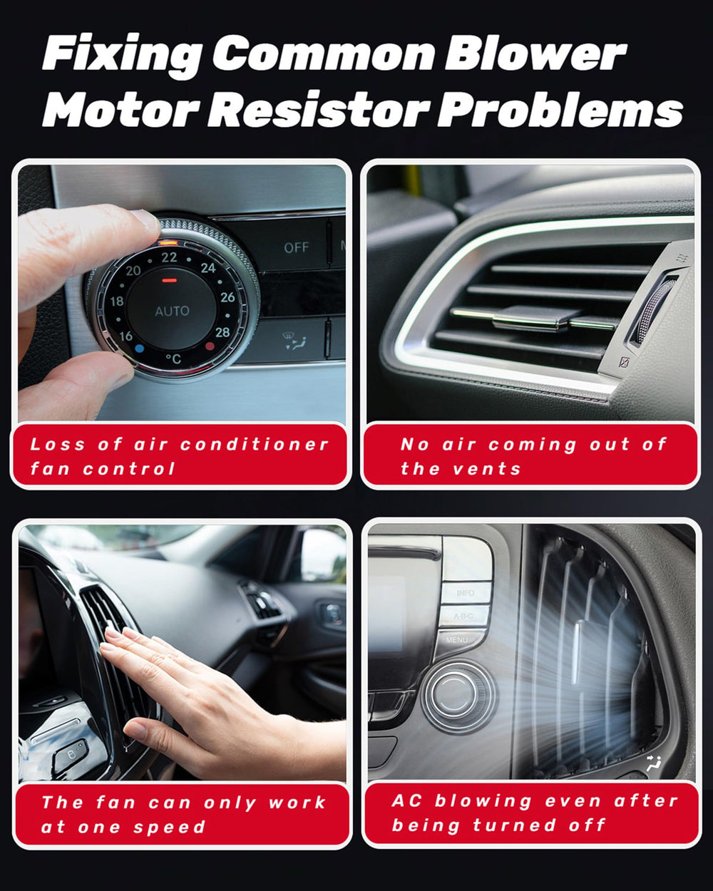 IFATRUNK blower resistor for Mercury Mariner ready for installation in HVAC system