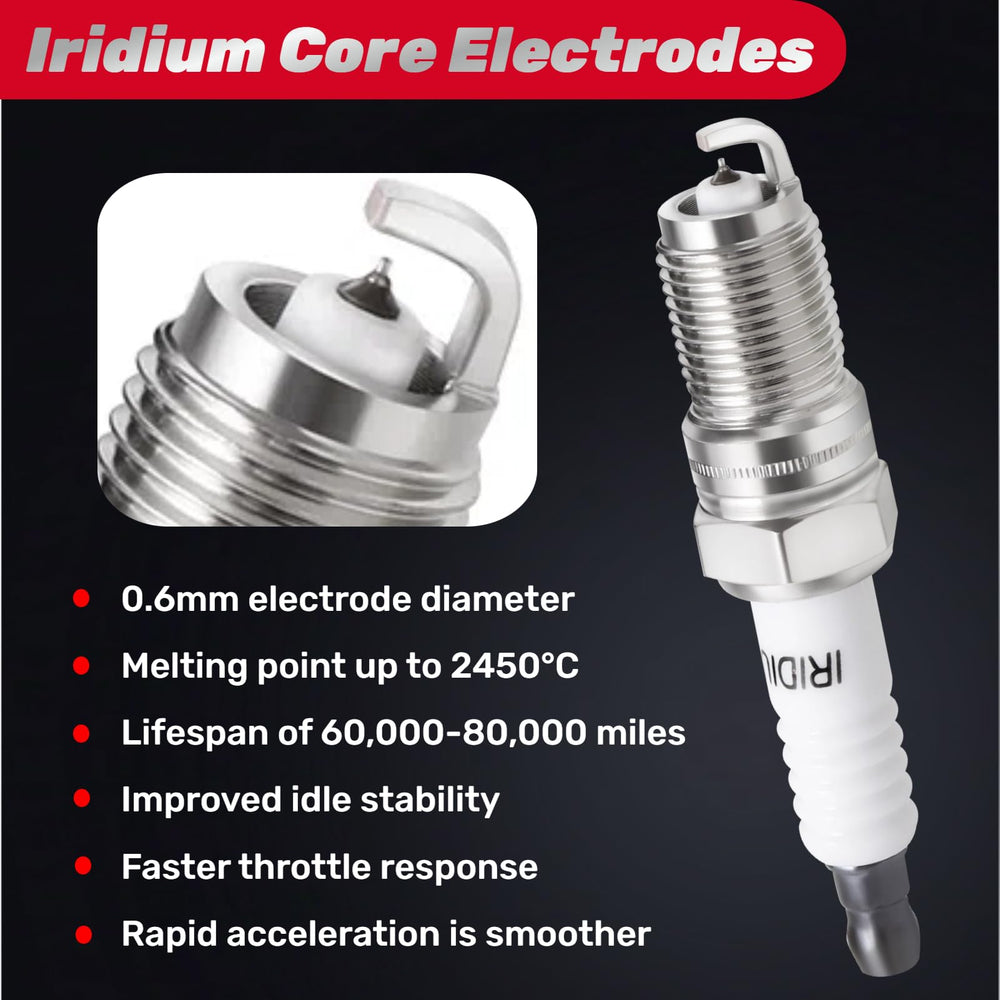 IFATRUNK Iridium spark plugs compatible with GM trucks and SUVs.