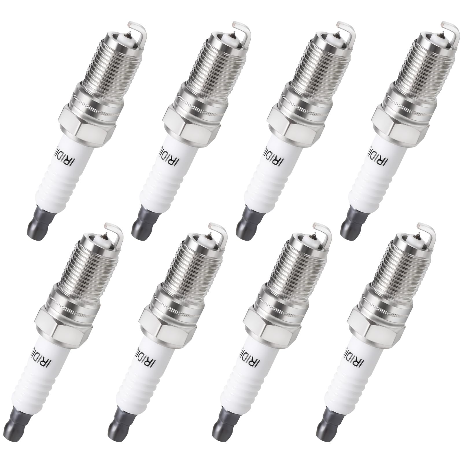 IFATRUNK Iridium spark plugs 8-pack front view for easy installation.