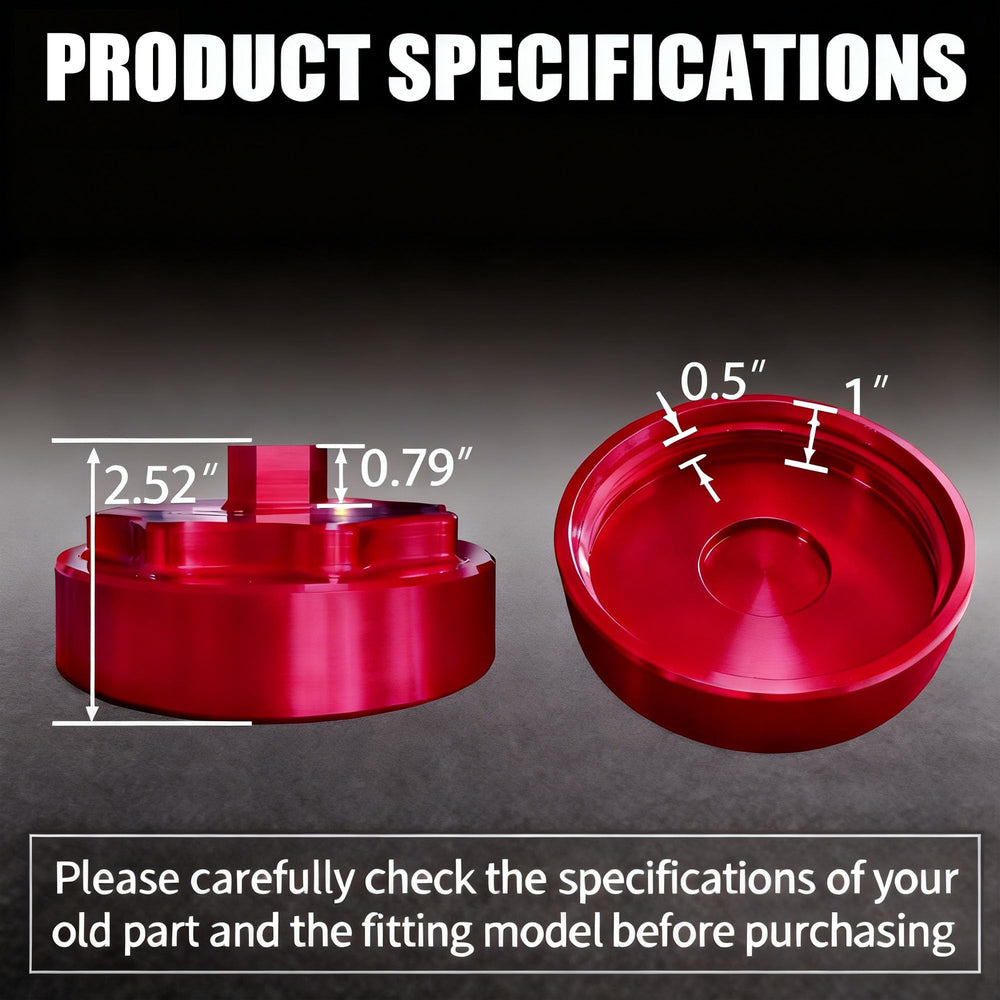 iFJF 68065612AA cap side detail highlights precise machining for a tight seal.